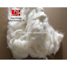 Melhor lã bruta eco-friendly Fibras brancas de cabelo de coelho angora para fios de camisola